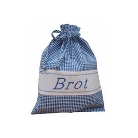 breadbag - blue - white chequered