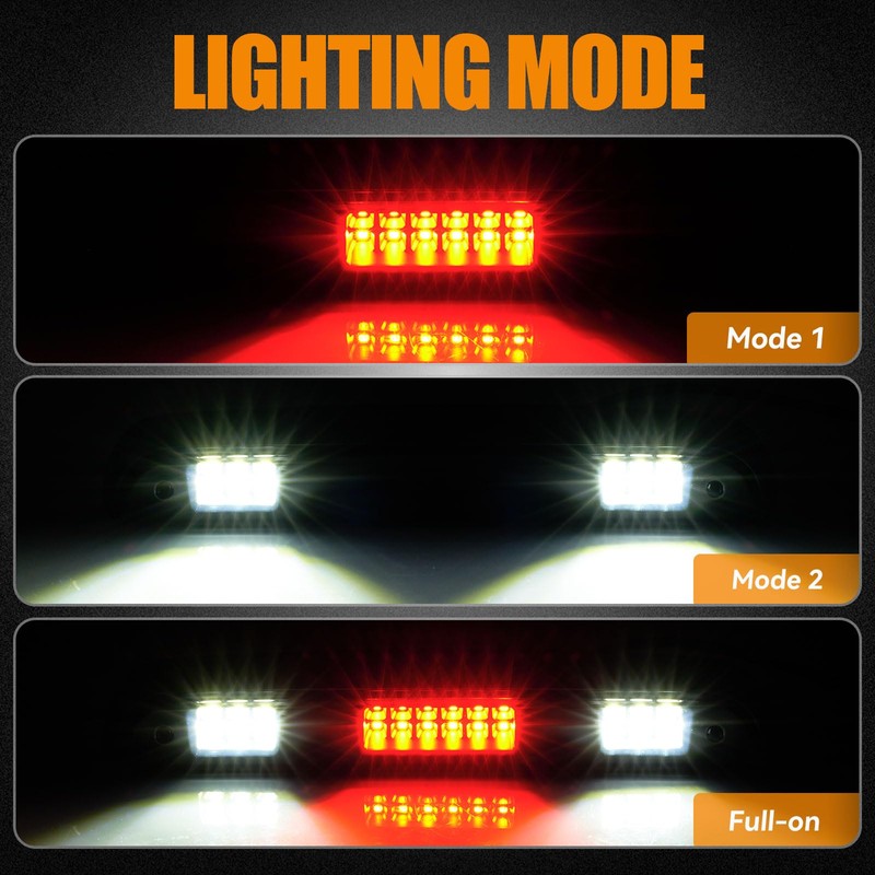 Cxdar Third 3rd Brake Light LED for 1992-1997 Ford F150