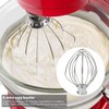 Upgraded 6-Wire Whip Attachment Fits for Kitchen-Aid K45SS, KSM110, KSM103,