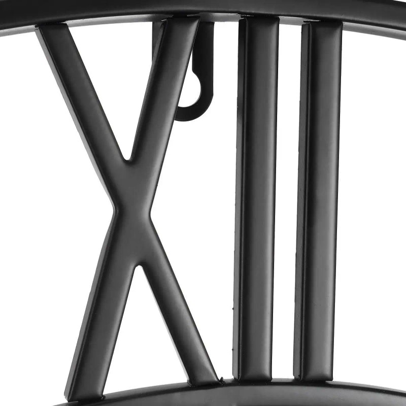 24-Inch Classic Decorative Wall Clock with Roman Numerals Battery Operated