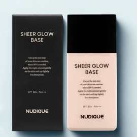 Nudique Watery Glow Makeup Glow Primer Sheer Glow Base SPF50+ PA+++ Nude/Beige × 1 / 누디크 물광 메이크업 광채 프라이머 쉬어 글로우 베이스 SPF50+ PA+++ 누드/베이지 × 1개