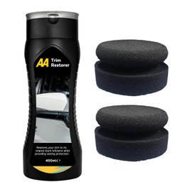 AA Trim Restorer, 400 ml with 2 x Applicator Pads, Black Plastic and Vinyl Restorer