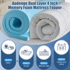 Aodenge 4 lnch Dual Layer Mattress Topper Full Size, 2