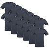 Gildan Softstyle Cotton T-Shirt, Style G64000, Multipack, Black (12-Pack), Large