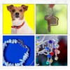 Split Jump Ring - 100pcs 10 mm Keyring Rings with