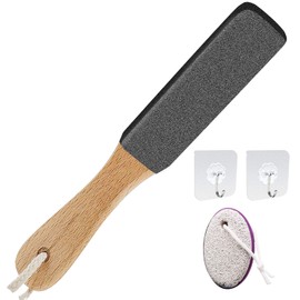 KPOKPO Premium Foot File Callus Remover Foot Scrubber/Professional Pedicure Foot Rasp Removes Cracked Heels/Dead Skin, Corn, Hard Skin, Pumice Stone for Feet Scraper File Tools for Wet and Dry Feet