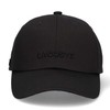 Lacoste All Black Logo Cap, Tone On Tone, Adjustable Size