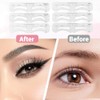12 Pcs Reusable Eyebrow Stencils for Beginners, Eyebrow Stamp Brow