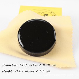 Rosin Natural for Violin Cello Viola Rosin Round Light Low Dust for Bows String Music Instrument Accessory (black)