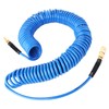 GASHER 1/4" x 50FT Polyurethane Recoil Air Hose with Bend