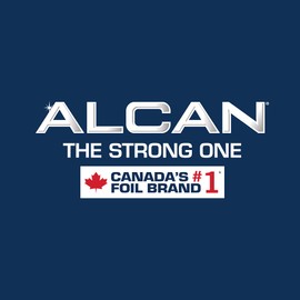 ALCAN Recycled Aluminum Foil 12 inches x 75 feet 4-Pack, Silver