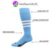 Dugout 3 Stripe Baseball Socks Over the Calf Length Pattern