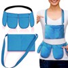 Blue Breast Surgery Drainage Bag Breathable Mastectomy Drain Holder with