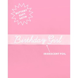 xo, Fetti Pink Birthday Girl Sash | Iridescent Birthday Party Decorations, Shiny Birthday Girl Party Favor, HBD Supplies, Birthday Queen, Finally 21, Cute Birthday Sash, 30th, 40th, 50th