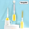 INVODA Bottle Brush 4Pack Long Handle Cup Cleaner Brush Whit