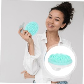 TOVINANNA Green Scrub Body Brush Mitt for Removal Firming Body Massager Gentle Exfoliating Anti- Brush Massager