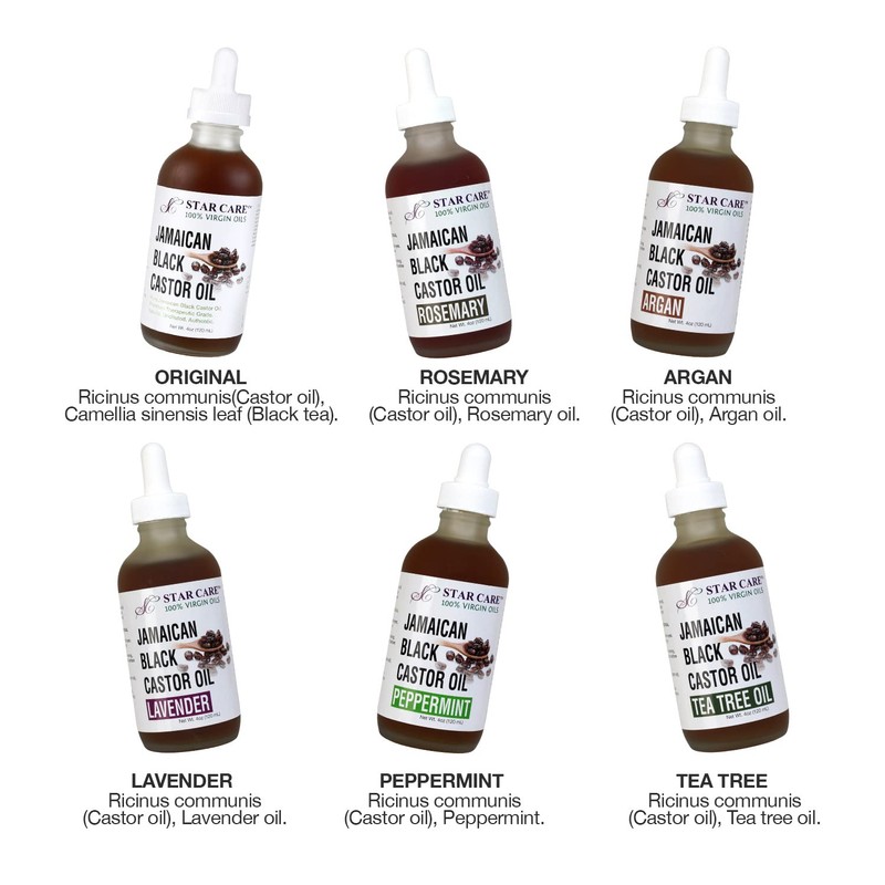 Star Care 100% Virgin Jamaican Black Castor Oil 4oz/ 120ml