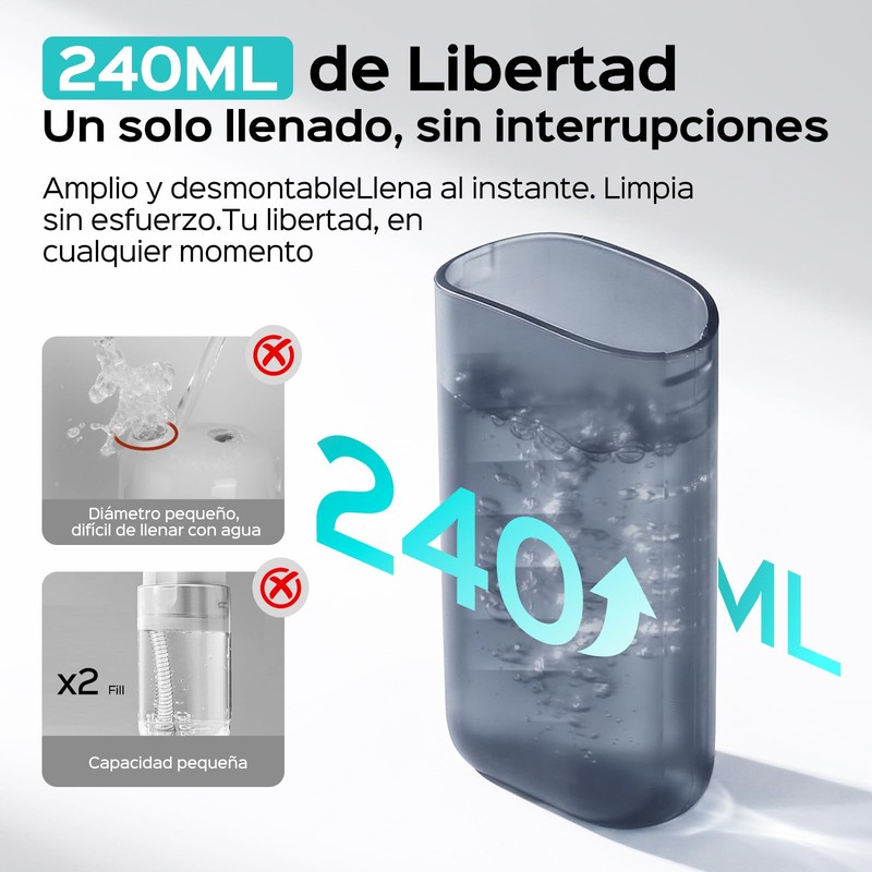 COSLUS T50 Mini Oral Irrigator with Display Ideal for Travel