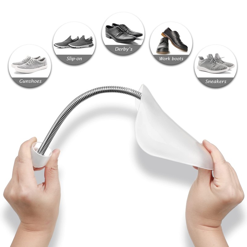 Bucherry 30 Pairs Plastic Shoe Trees Bulk Spring Shoe Trees