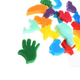 Zaagot 24Pcs Sponge Set Children Kids Art Craft Painting Toy Home Eon School Sponge