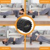 LyfeFocus Premium Trigger Point Foam Roller (Black) - Multi Pressure