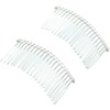 3 Pcs Twist Wire Silver Hair Combs Wedding Bridal Veil