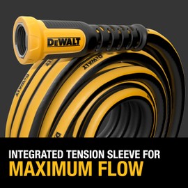 DEWALT Professional Grade Heavy Duty Garden Hose 100 Feet x 5/8 Inch