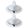 2 Pack White Dryer Timer Knob WE1M654 for GE Dryers