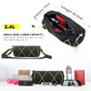 Rhinowalk Bike Handlebar Bag, Bicycle Front Bag Frame Storage Roll