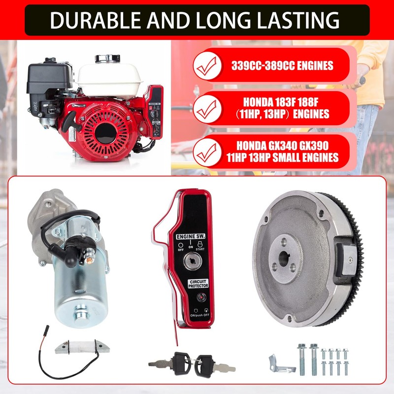 Complete Starter Kit for Honda GX340 / GX390 Engines —
