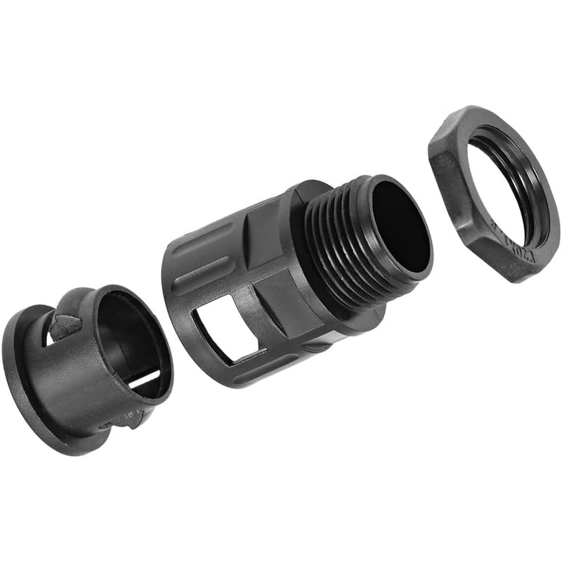 On1shelf® Conduit Cable Connector Black AD 15.8mm (M16) (10)