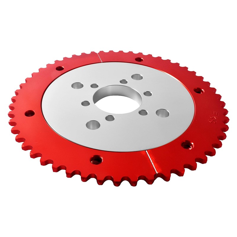 VCUJSUC Universal 35 Chain 59T Split Sprocket with Adapter for
