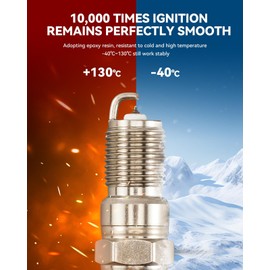 PHILTOP Spark Plug 4 pack 41-101 Double Iridium For Impala, LeSabre, Century, Equinox, Lucerne, Grand Prix, Malibu, G6, Silverado 1500, LaCrosse, Torrent, Grand Am, OE Fine Wire Spark Plug