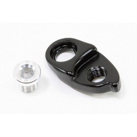 Universal Forged Aluminum Alloy Derailleur Hanger Extender Rear Derailleur Hanger Link Derailleur Hanger Extension Tail Hook Wide Range Adapter (Black)