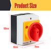 SWAWIS 16A Main Switch Circuit Breaker 3-Pin Load Disconnector IP65