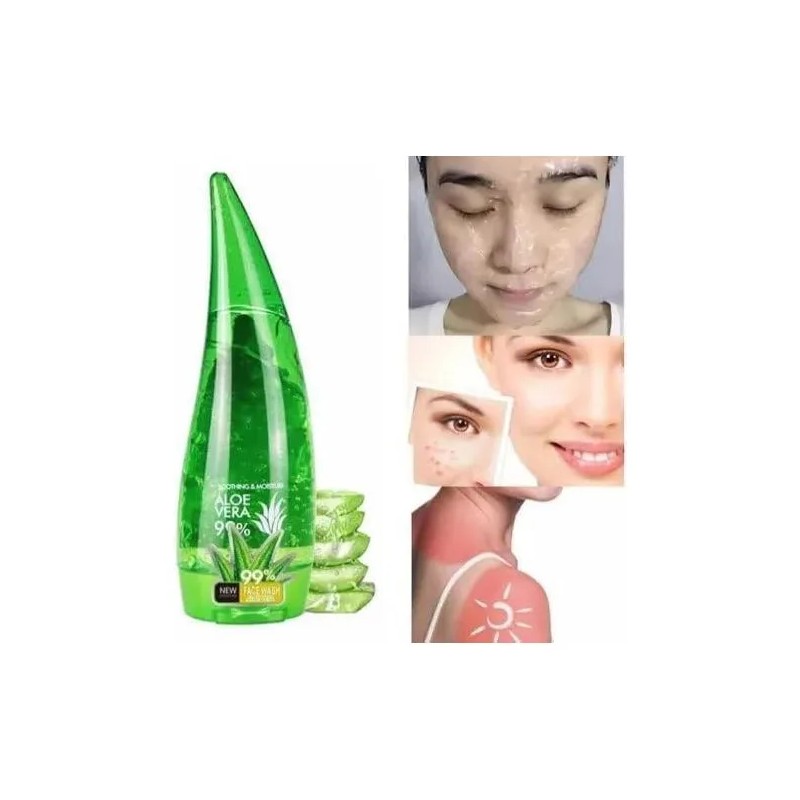 Gel Aloe Vera Vitamina E Antiacné 125ml + Parche Ojeras