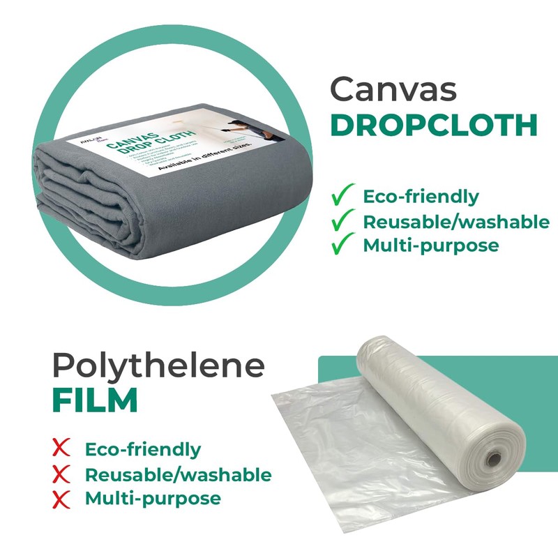 Avalon Home Canvas Drop Cloth 9x6 ft Pack of 1-8oz