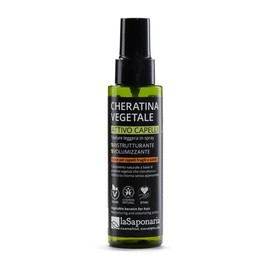 La Saponaria | Restructuring and Volumising Spray 100ml Plant Keratin Treatment Ideal for Brittle, Dry or Dull Hair, Moisturises, Body and Instant