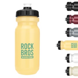 ROCKBROS Bicycle Water Bottle 600 ml Sports Water Bottle BPA-Free Leak-Proof Bottle Cycling Water Bottle for Bicycle Camping Gym Hiking