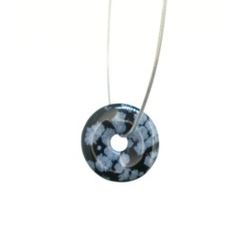 Doughnut Obsidian, Small, for Pendant