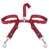 SlowTon Dog Seat Belt, Double Dog Seatbelt Adjustable Vehicle Safety
