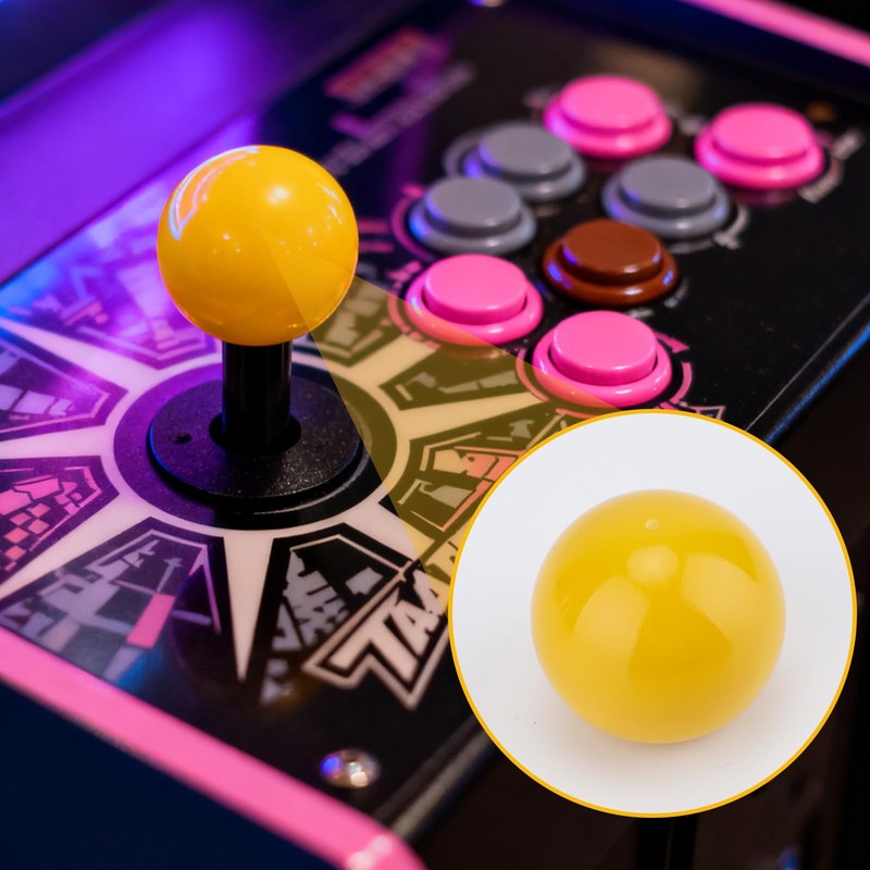 Gallipower 6Pcs Joystick Head,Arcade Joystick Ball Top Handle Rocker Round