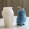 TOPYS Large Owl Silicone Candle Mold, DIY 3D Animal Resin