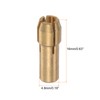 sourcing map 10pcs Brass Collet 3.2mm Brass Drill Chucks Mini