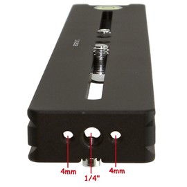 DLR-2502B Desmond 250mm Double Macro Rail Arca-Swiss Compatible with Bubble Level
