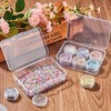 8-Piece Transparent Accessories Organizer - Square Mini Storage Box with