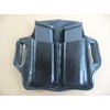 Azula Leather 2 Slot Molded Pancake Belt Mag Pouch for