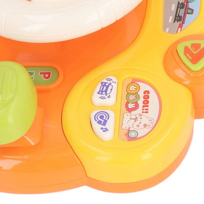 Baby Steering Wheel Toy Multifuntional Lighting Effects Educational Musical Steering