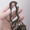 Idakekiy Key Chain Bottle Opener 4 Key Rings Keychain Carabiner