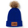 Sorority Shop Alpha Phi Omega Beanie Hat with Pompom, APO